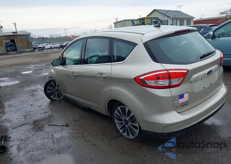2017 Ford C-Max Energi Titanium z USA, uszkodzony, nr VIN 1FADP5FU7HL110693